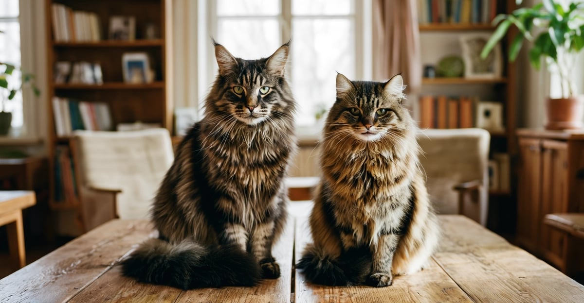 Norwegische Waldkatze vs. Sibirische Katze: Der Rassevergleichsleitfaden 2026