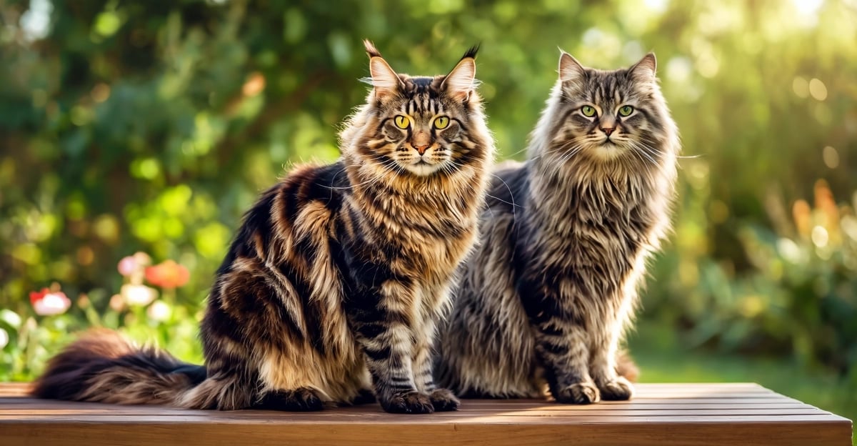 Maine Coon vs Norwegische Waldkatze: Der vollständige Vergleichsleitfaden 2026