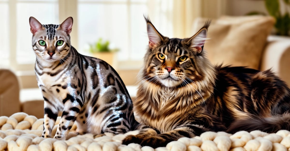 Bengal vs Maine Coon: Der ultimative Rassevergleichsleitfaden 2026