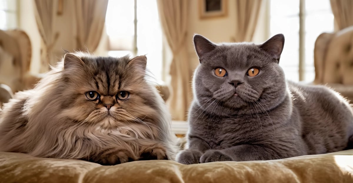 Perserkatze vs Britisch Kurzhaar: Rassevergleichsleitfaden 2026